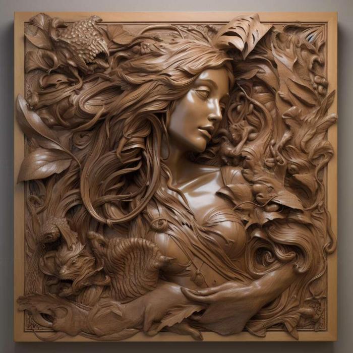 نموذج ثلاثي الأبعاد لآلة CNC 3D Art 